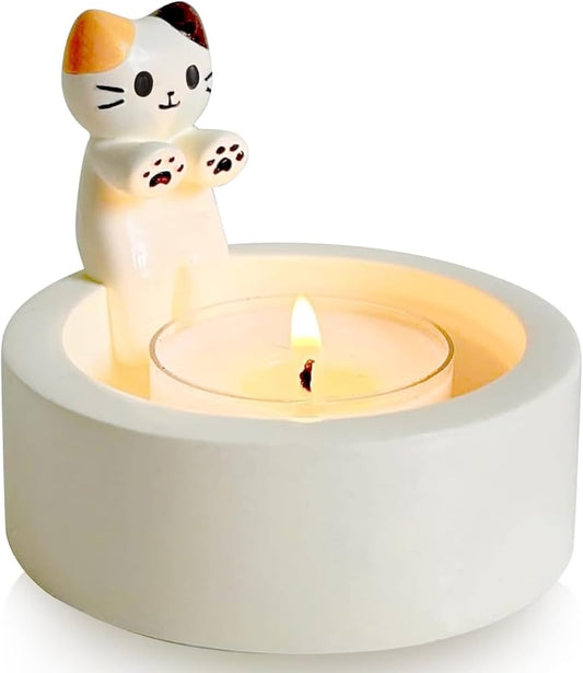 Cute Cat Candle Holder