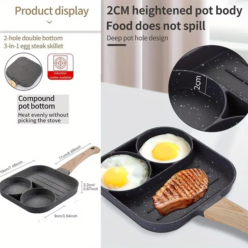 Non-Stick Four-Hole Fried Egg Pan