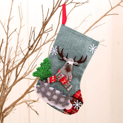 Christmas decorations Santa Claus small socks Christmas tree pendants Christmas stockings gift bags Christmas bags