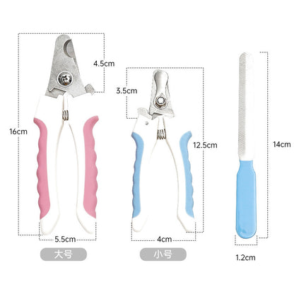 Dog nail clippers artifact golden retriever special cleaning set polisher cat and dog nail clippers