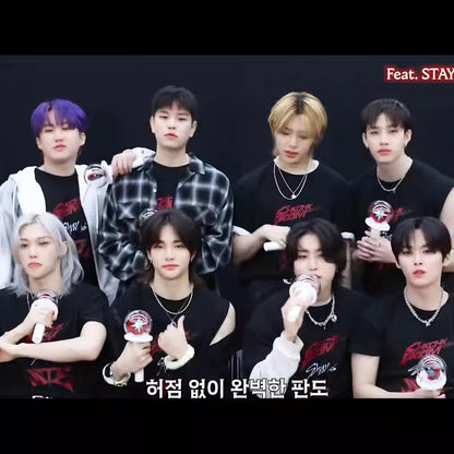 StrayKids2024 concert ATE ChkChkBoom Huang Xuanchen and Li Longfu same loose short-sleeved T-shirt