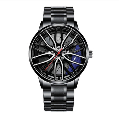 2024 foreign trade trend fully automatic quartz movement men's watch wheel non-mechanical watch fashion men's watch