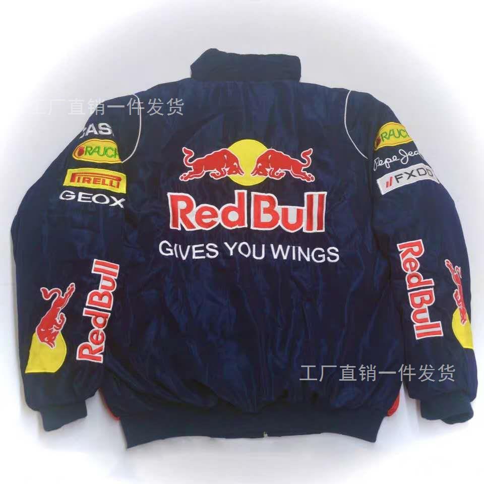 F1 racing suit trendy f1 personality style cool style European and American style full embroidery casual long-sleeved cotton suit A188 race