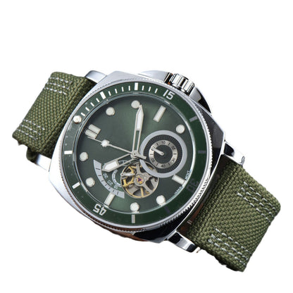 2024 cross-border hot model, exclusively for business, full-featured new model, hot model, men’s business running seconds sports mechanical watch