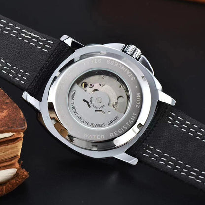 2024 cross-border hot model, exclusively for business, full-featured new model, hot model, men’s business running seconds sports mechanical watch