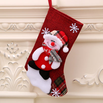 Christmas decorations Santa Claus small socks Christmas tree pendants Christmas stockings gift bags Christmas bags