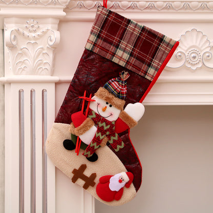 Christmas decorations Santa Claus small socks Christmas tree pendants Christmas stockings gift bags Christmas bags