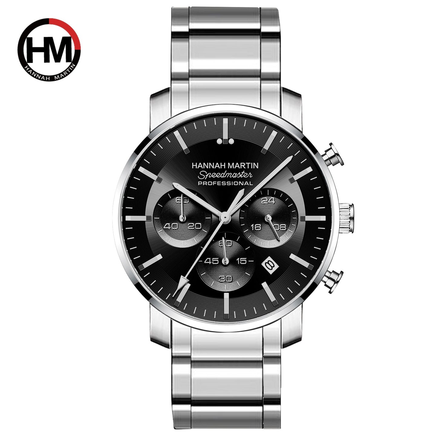 2024 new cross-border six-pin multi-function business men's waterproof calendar watch temperament men's watch factory wholesale